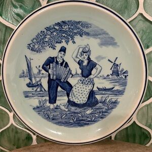 Boch vintage delft plate made in Holland